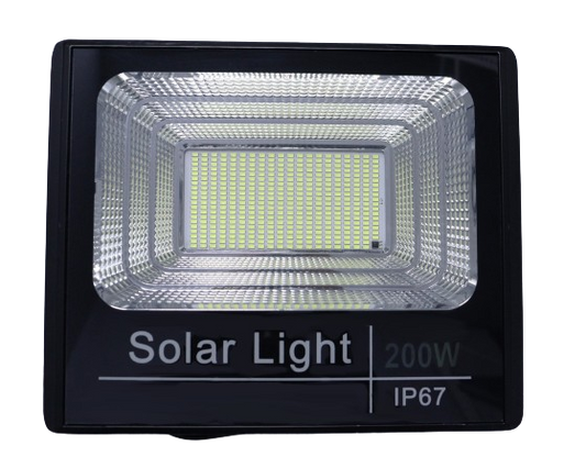LED Solar Flood Light 2W Daylight with Remote IP65 ALVA - Windsor