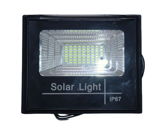 LED Solar Flood Light 2W Daylight with Remote IP65 ALVA - Windsor