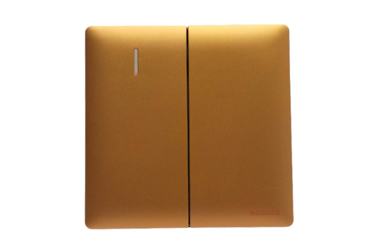 Windsor Innova Golden 2 Gang 2 Way Switch 1A - 9134DY