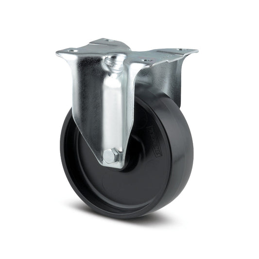 3" FIXED CASTORS POLYPROPYLENE THREAD 3478 POR 8 P62 BLANC INDUSTRIAL CASTORS TENTE