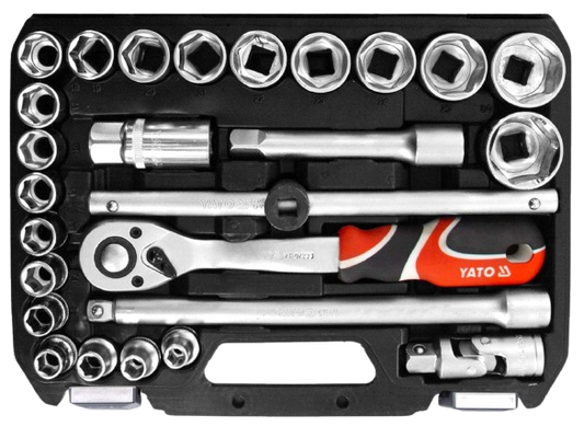 YATO 1/2" Socket Set 26 Pcs - YT-38752