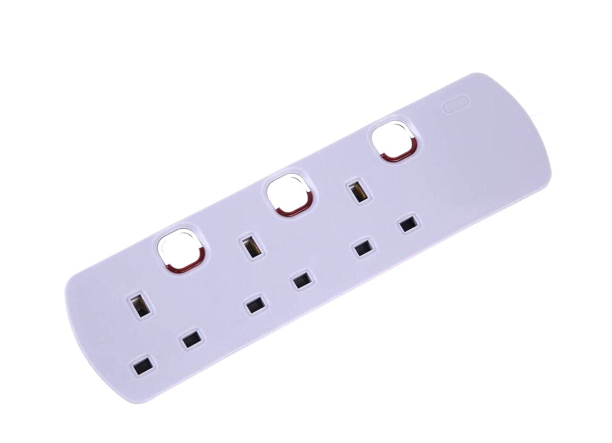 3-Way Standard Extension Socket with 3m Cable – WI-U503 Windsor | Multi-Plug Power Strip