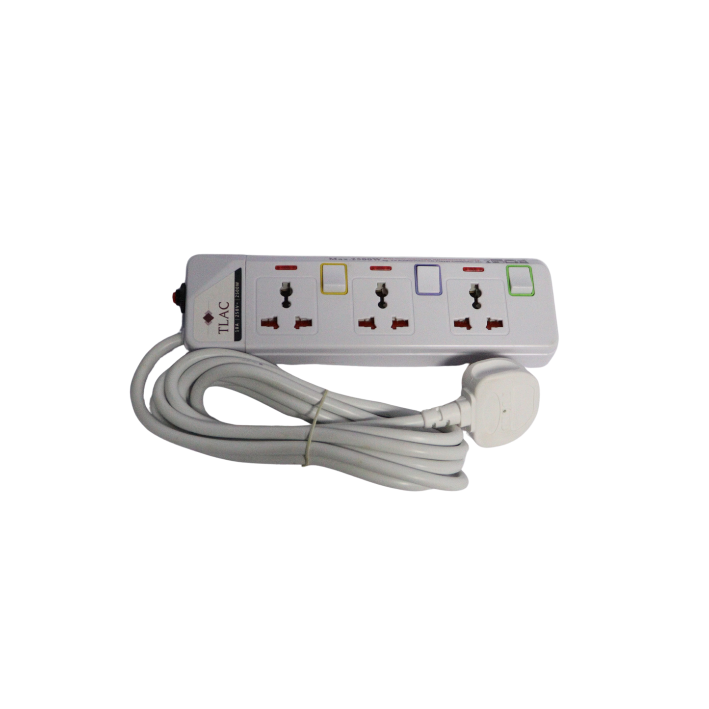 3-Way Extension Socket with Surge Protector – T-103 T | Multi-Plug Power Strip