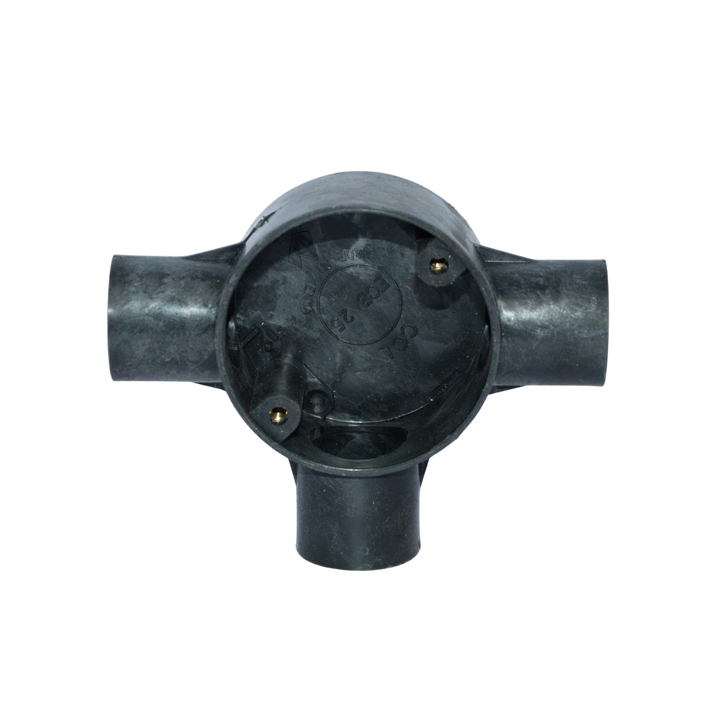 20MM 3 Way PVC Junction Box Black – Simple Pay Home Depot