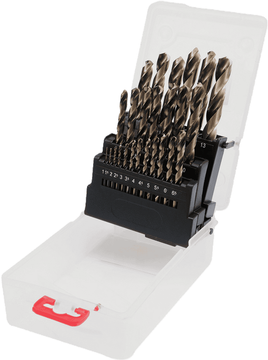 YATO Co-HSS Twist Drill Bit Set 25Pcs - YT-4165