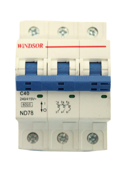 THREE  POLE  MCB  6A  T0  63A