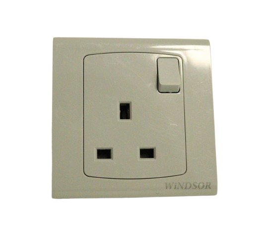 13A  single  switched  socket,  single  pole