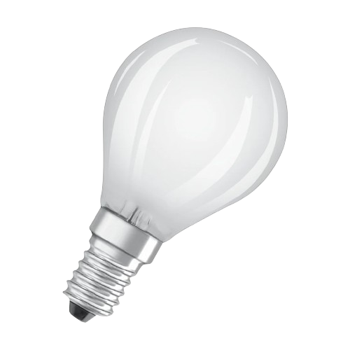 2.5W E14 Frosted Golf LED Bulb, Warm White (2700K)