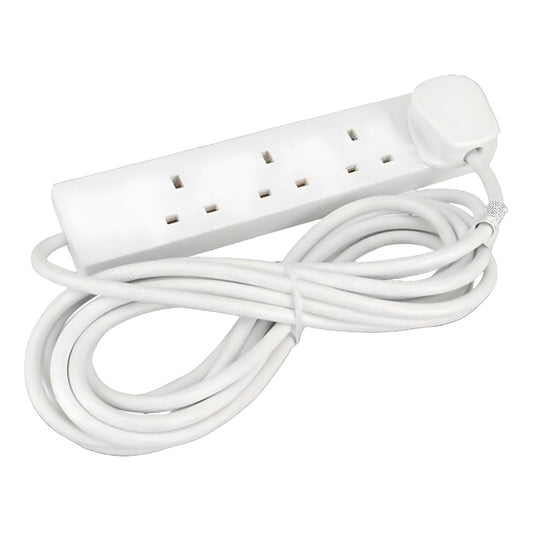 4-Way Standard Extension Socket with 3m Cable – WI-U504 Windsor | Multi-Plug Power Strip