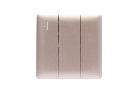 Windsor Innova Gold 3 Gang 2 Way Switch 1A - 9136EFCH