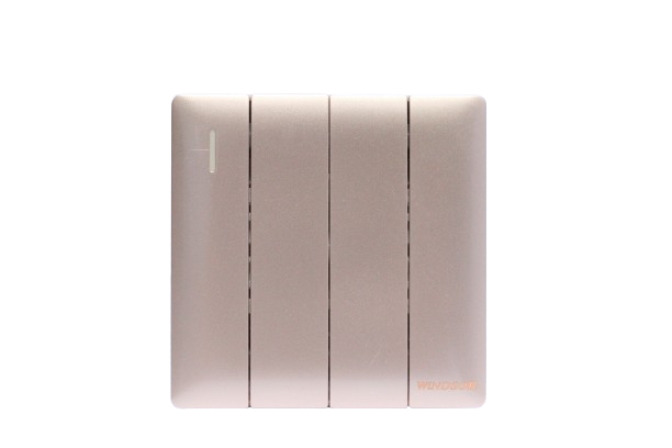 Windsor Innova Gold 4 Gang 2 Way Switch 1A - 91364EFCH