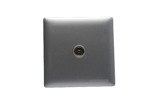 Windsor Innova Grey Coaxial Socket - 91432GR