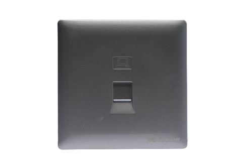 Windsor Innova Grey 1 Gang RJ45 Data Socket - 91442GR – Simple Pay Home ...