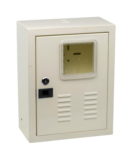 Abcos Single Phase Meter Box – 330×330×160mm | 0.6mm Steel (13×13)