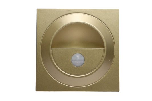 1.5W Wall Light with Sensor Gold 65K - SMILE, PC WINDSOR