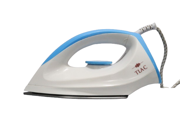 TLAC Dry Iron 14W Non-Stick Blue and White - DM-221