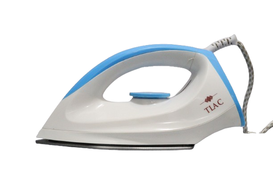 TLAC Dry Iron 14W Non-Stick Blue and White - DM-221