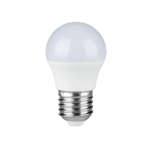 7W Warm White LED Golf Ball Bulb - E27 Base