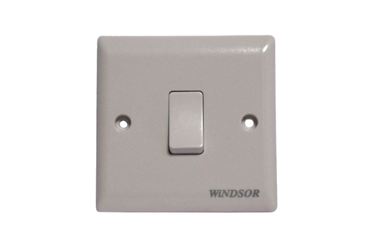 Windsor Ivory 1 Gang 1 Way Switch 1A - E31
