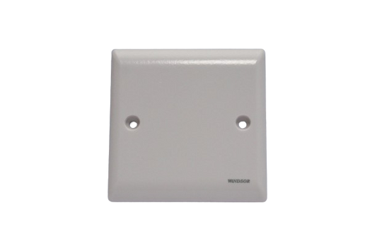 Windsor Ivory 1 Gang Blank Plate Model - E41