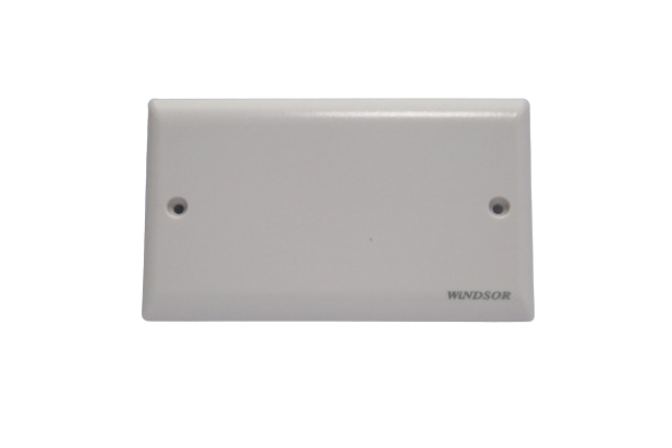 Windsor Ivory 2 Gang Blank Plate - E42