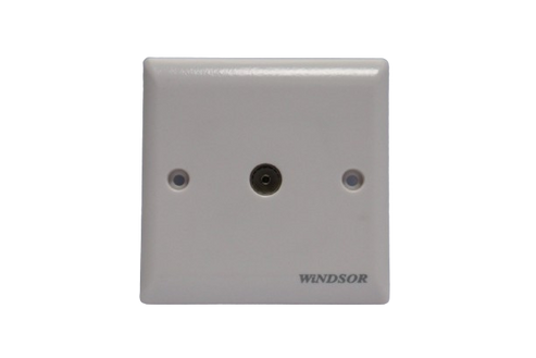 Windsor Ivory Coaxial Socket Single Outlet - E432 – Simple Pay Home Depot