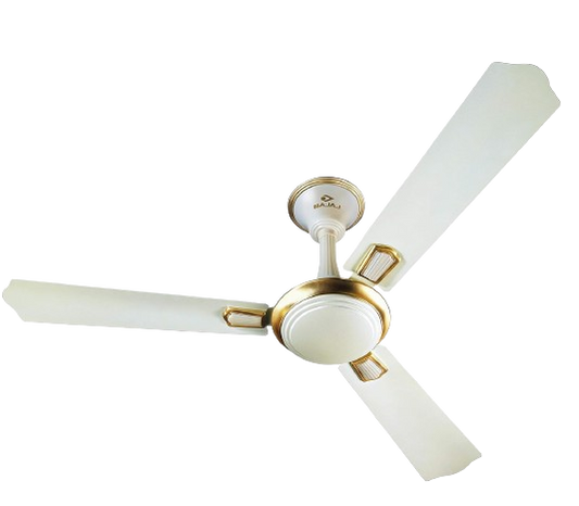 Bajaj Ceiling Fan 12mm Bianco White - Elegance