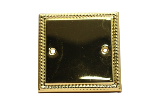 Windsor Noble Gold 1 Gang Blank Plate - G41