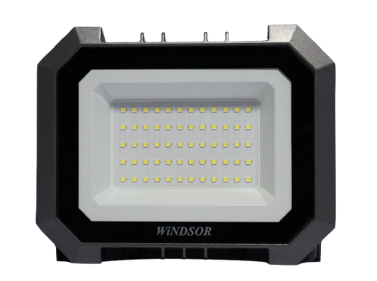 150W LED Floodlight, 6500K Daylight, 60° Beam Angle, White Color Body, 175-265V
