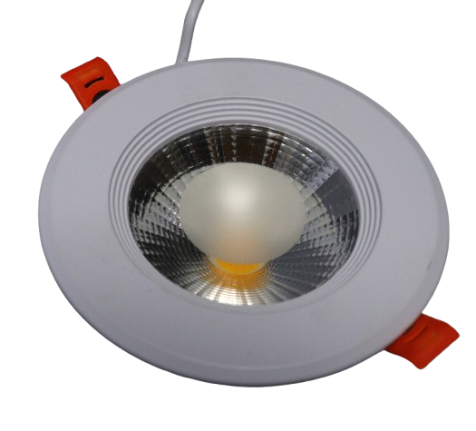 5W LED COB Downlight, Aluminium Housing, 6500K Daylight, 120° Beam Angle, 400lm, IP20