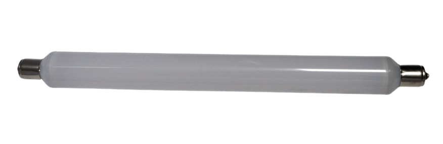 6W LED S15 Tube, 284mm, 480LM, Cool White (CW), 330° Beam, RA80, IP44, AC200-265V