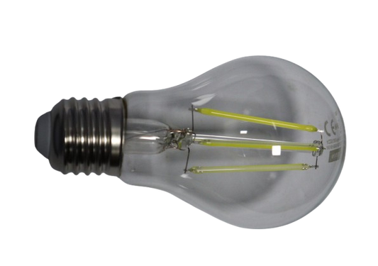 8W LED Filament Lamp, E27 Base, 2700K Warm White, A60 Shape