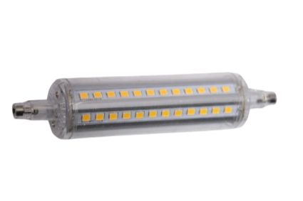 10W R7S LED Lamp, 3000K Warm White, 220-240V, 1000lm, 25,000-Hour Lifespan