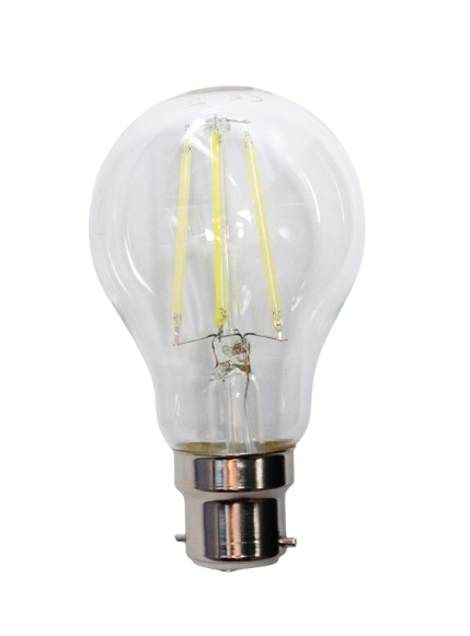 4W LED Filament Lamp, B22 Base, 2700K Warm White