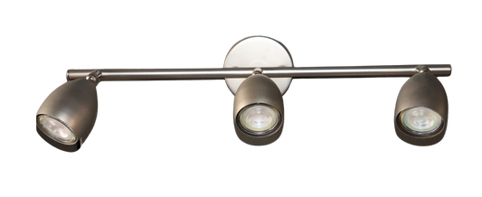 Adjustable Spot Lights – Brushed Nickel Finish, GU10 Base