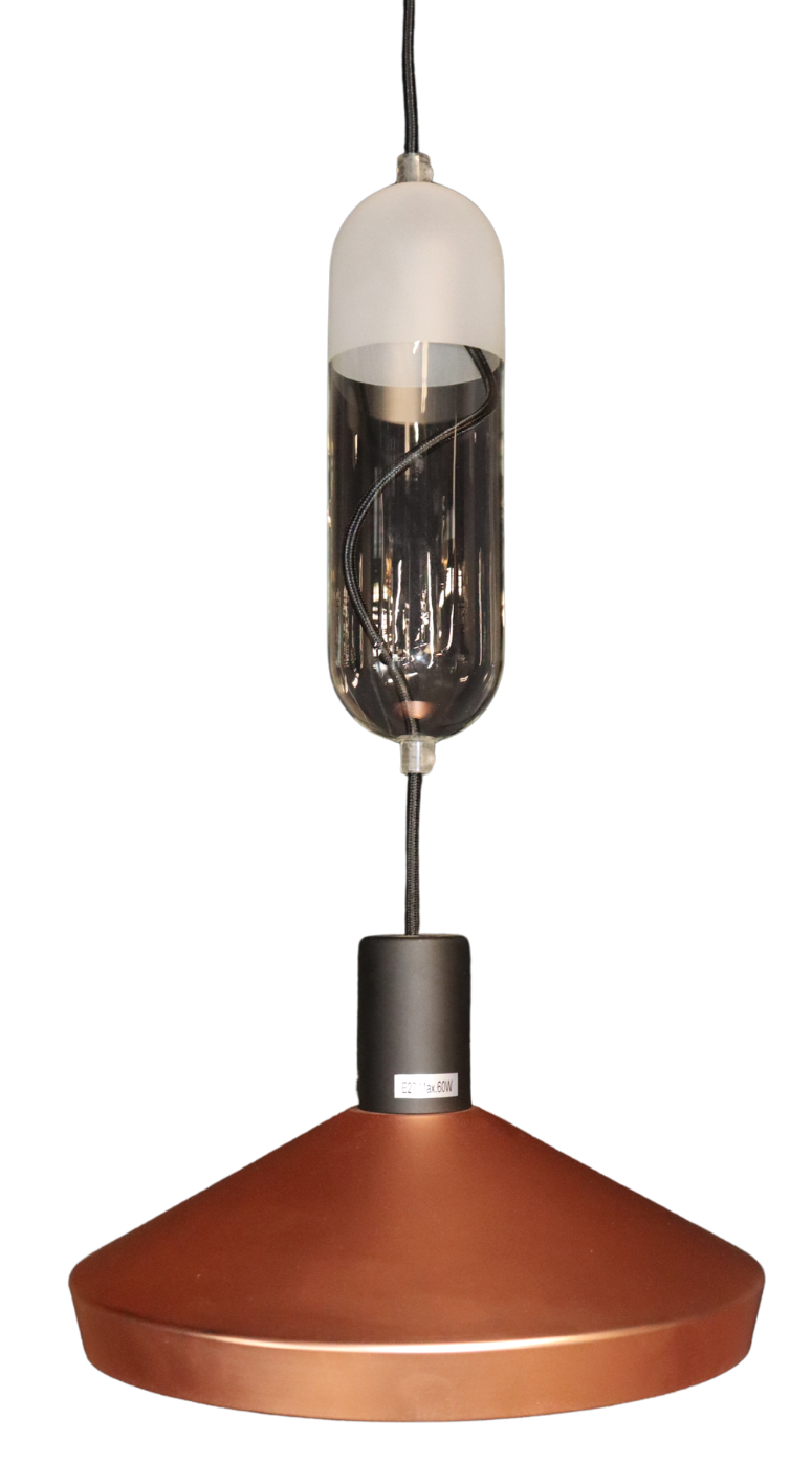 Leon & Sam Pendant Lamp Set – Black Finish, E27 Base