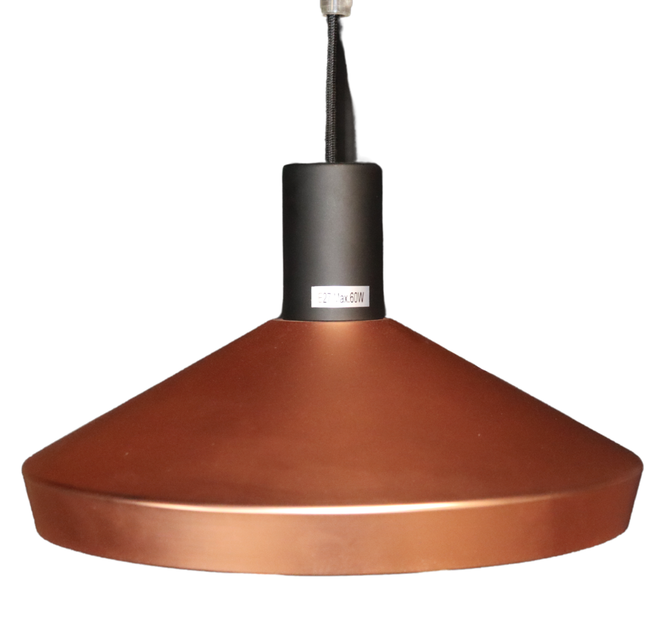Leon & Sam Pendant Lamp Set – Black Finish, E27 Base