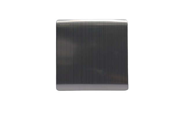 Windsor Metal Silk Silver 1 Gang Blank Plate - MS41Y