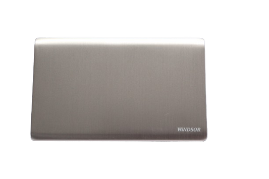Windsor Metal Silk 2 Gang Blank Plate Gold - WIN256