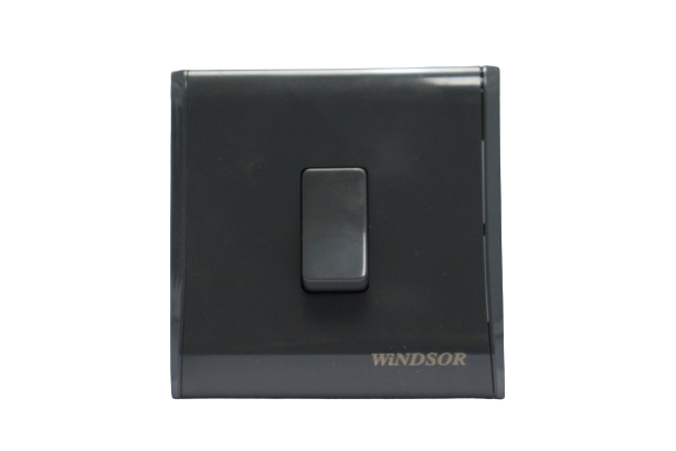 Windsor Pioneer Gun Metal 1 Gang 2 Way Intermediate Switch - P313DH