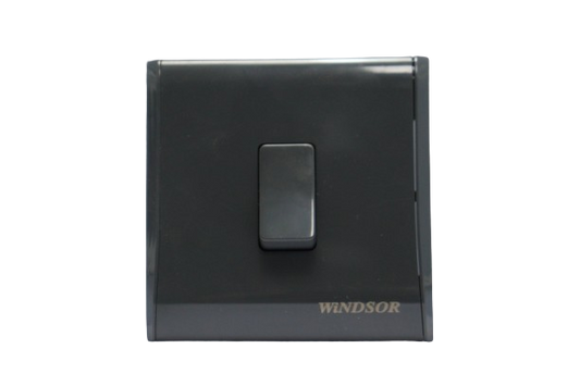 Windsor Pioneer Gun Metal 1 Gang 2 Way Intermediate Switch - P313DH