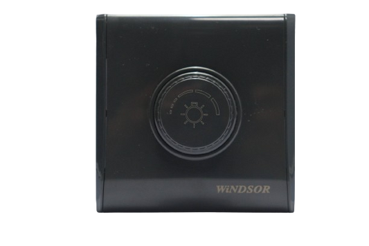 Windsor Pioneer Gun Metal 1 Gang 5W Dimmer Switch - P355DH