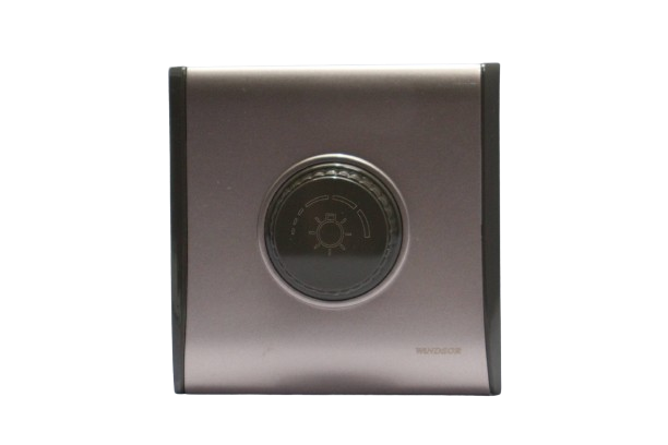Windsor Pioneer Gun Metal Grey 1 Gang 5W Dimmer Switch, Single Pole - P355GB