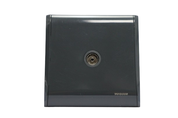 Windsor Pioneer Gun Metal Coaxial Socket - P432DH