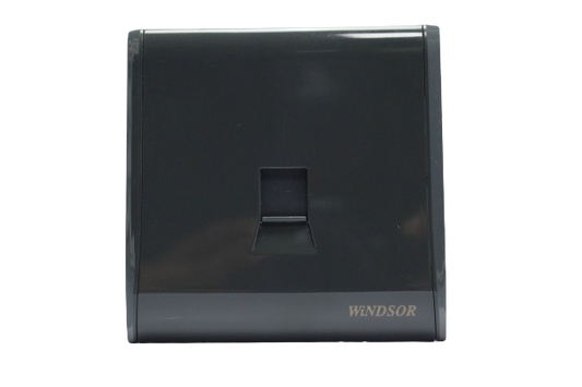Windsor Pioneer  Gun Metal 1 Gang RJ45 Data Socket - P442DH