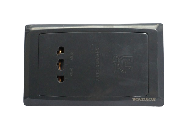 Windsor Pioneer Shaver Socket Gun Metal - WIN1952