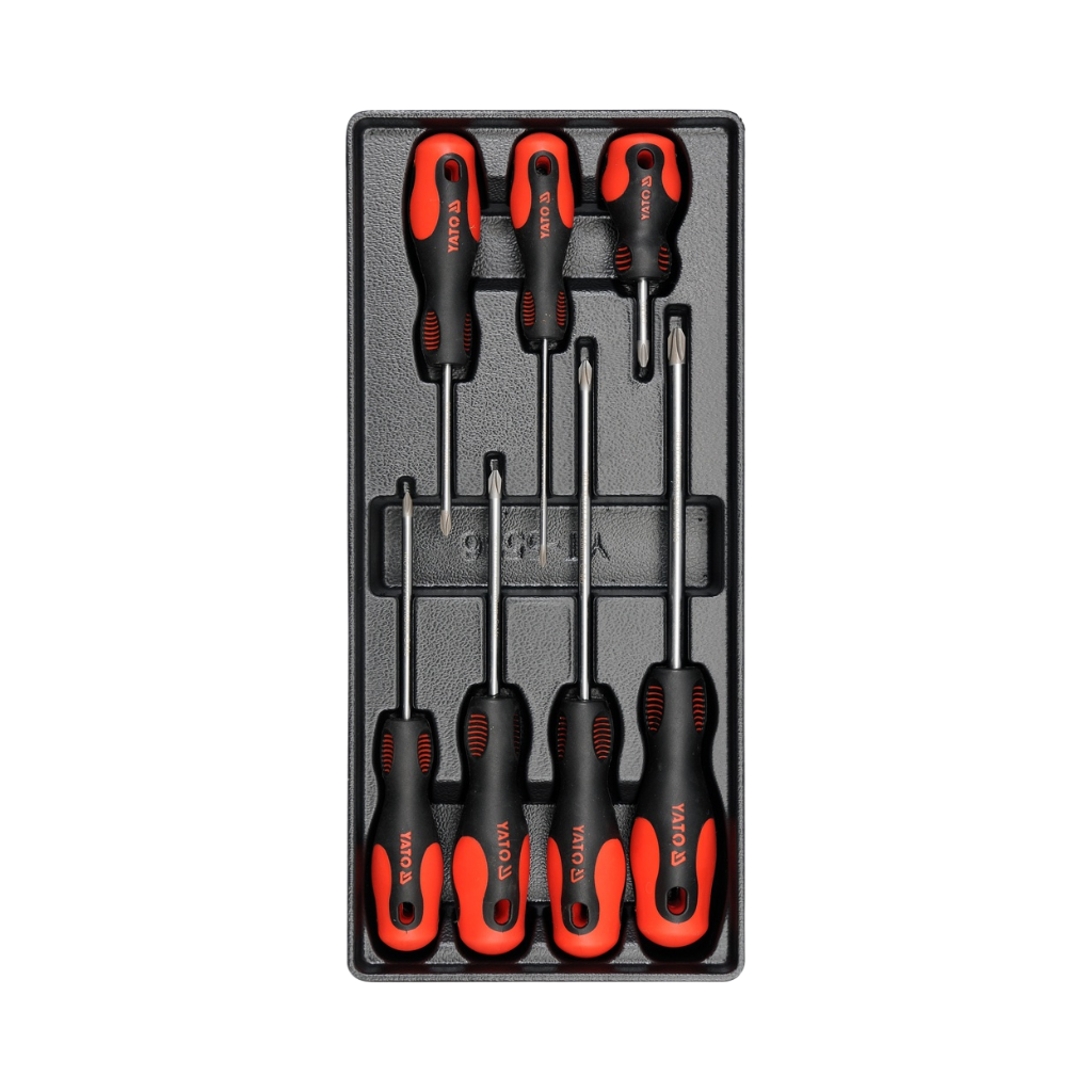 YATO 7PCS Phillips Screwdriver Set with PVC Tray YT-5536