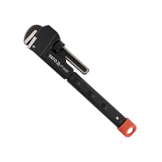 YATO Pipe Wrench 12 Inch Heavy Duty Adjustable Plumbing Tool