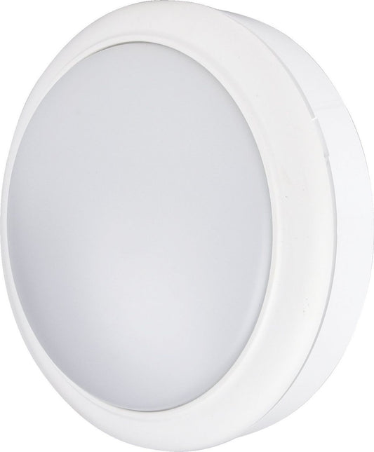 Windsor 15W LED Bulkhead Fitting Round WP20 – Daylight, Waterproof
