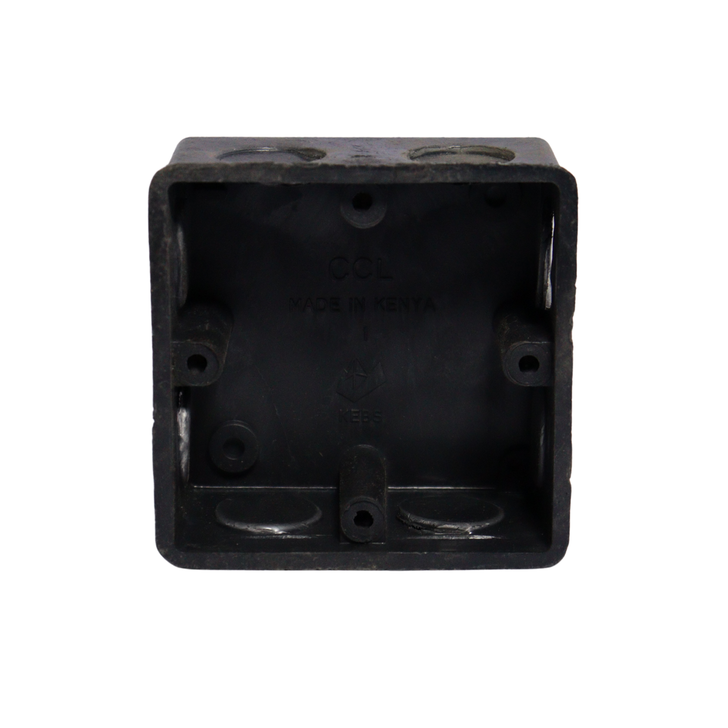 PVC Switch Box Black – Single & Twin Options